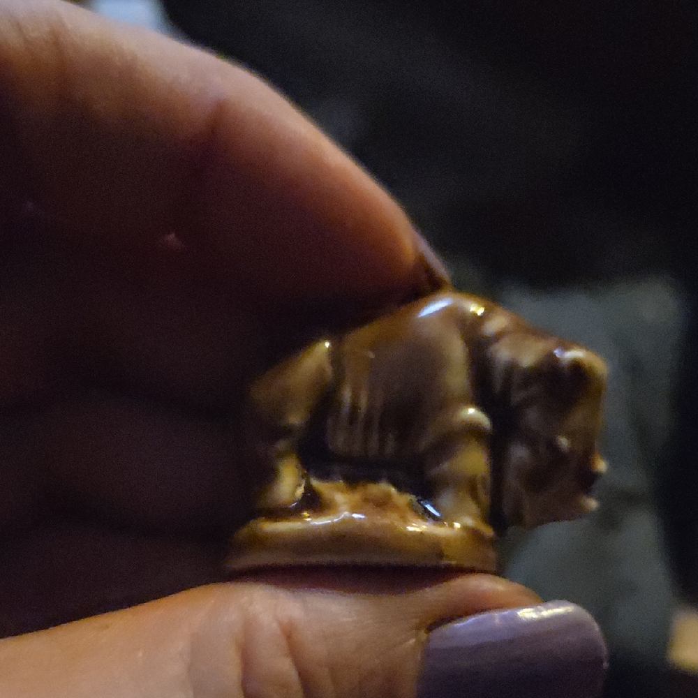 Red Rose Tea Wade England Rhino Figerine Noahs Ark Series